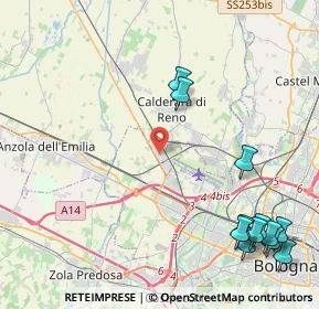 Mappa 40012 Bargellino BO, Italia (5.94667)