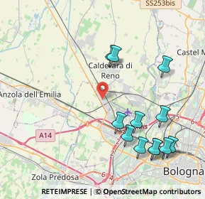 Mappa 40012 Bargellino BO, Italia (4.64417)