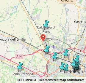 Mappa 40012 Bargellino BO, Italia (6.325)