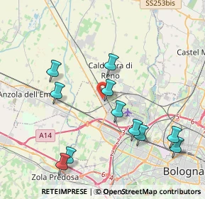 Mappa 40012 Bargellino BO, Italia (4.25818)