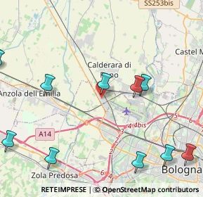 Mappa 40012 Bargellino BO, Italia (5.92364)