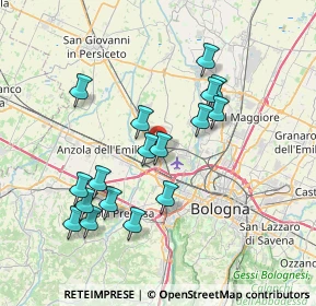 Mappa 40012 Bargellino BO, Italia (7.24353)