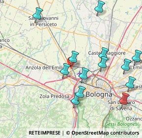 Mappa 40012 Bargellino BO, Italia (8.95154)