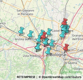 Mappa 40012 Bargellino BO, Italia (5.844)