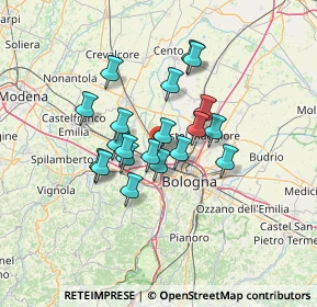Mappa 40012 Bargellino BO, Italia (10.311)