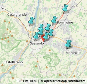 Mappa Via lavatoio, 41049 Sassuolo MO, Italia (2.70455)