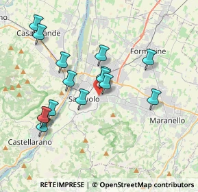 Mappa Via lavatoio, 41049 Sassuolo MO, Italia (3.65933)