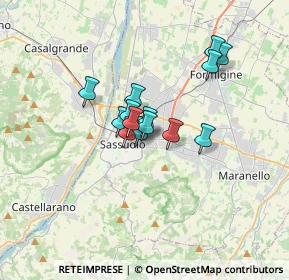 Mappa Via lavatoio, 41049 Sassuolo MO, Italia (2.21)