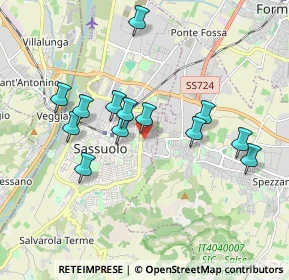 Mappa Via lavatoio, 41049 Sassuolo MO, Italia (1.71538)