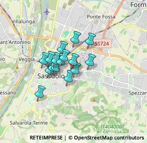 Mappa Via lavatoio, 41049 Sassuolo MO, Italia (1.115)