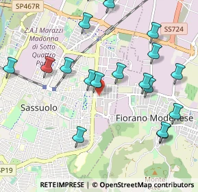 Mappa Via lavatoio, 41049 Sassuolo MO, Italia (1.241)
