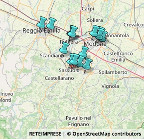 Mappa Via lavatoio, 41049 Sassuolo MO, Italia (11.12875)