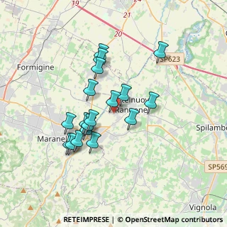 Mappa IT MO, 41051 Castelnuovo Rangone MO, Italia (3.105)