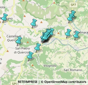 Mappa Via Cadonega, 42030 Viano RE, Italia (1.3855)