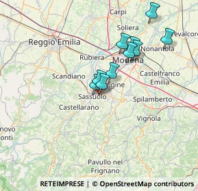 Mappa CAP, 41042 Fiorano Modenese MO, Italia (13.96)