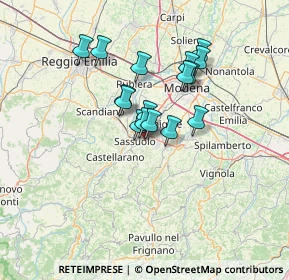 Mappa CAP, 41042 Fiorano Modenese MO, Italia (10.37188)