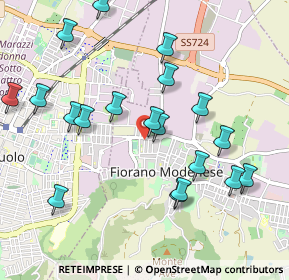 Mappa CAP, 41042 Fiorano Modenese MO, Italia (1.123)