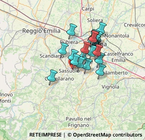 Mappa Via Po, 41049 Sassuolo MO, Italia (9.601)