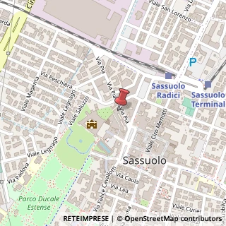 Mappa Via Pia, 39, 41049 Sassuolo, Modena (Emilia Romagna)