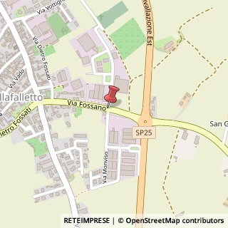Mappa Via Fossano, 45, 12020 Villafalletto, Cuneo (Piemonte)