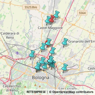Mappa Via Colombarola, 40128 Bologna BO, Italia (3.63235)