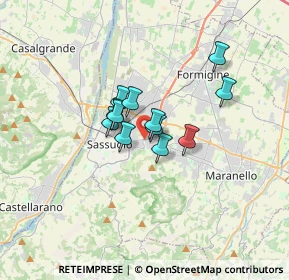 Mappa Sede Legale:, 41042 Fiorano Modenese MO, Italia (2.08333)