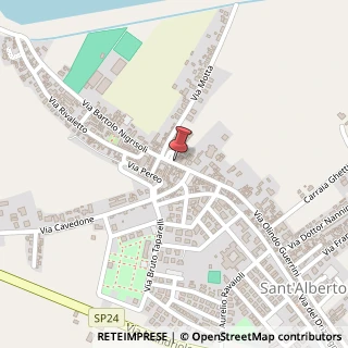 Mappa Via Bartolo Nigrisoli in Frazione Sant'Alberto, 11, 48123 Bagnacavallo, Ravenna (Emilia Romagna)