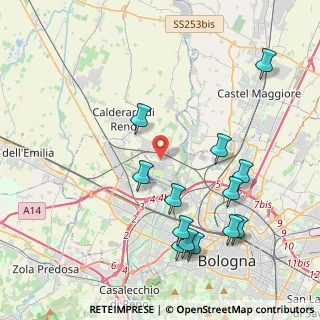 Mappa Via del Maccabreccia, 40012 Bologna BO, Italia (4.62385)