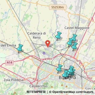 Mappa Via del Maccabreccia, 40012 Bologna BO, Italia (5.39182)