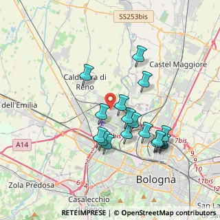 Mappa Via del Maccabreccia, 40012 Bologna BO, Italia (3.42471)