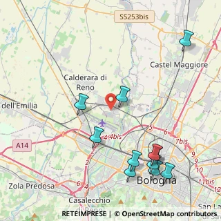 Mappa Via del Maccabreccia, 40012 Bologna BO, Italia (5.04182)