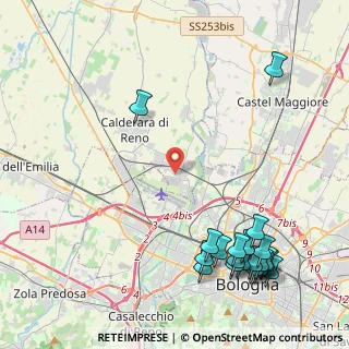 Mappa Via del Maccabreccia, 40012 Bologna BO, Italia (5.9345)