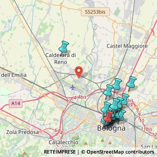 Mappa Via del Maccabreccia, 40012 Bologna BO, Italia (5.6935)