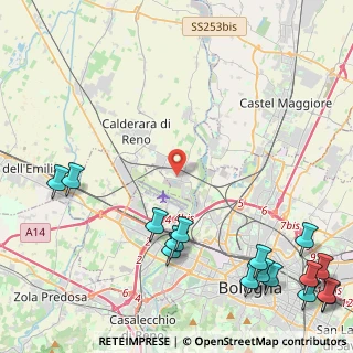 Mappa Via del Maccabreccia, 40012 Bologna BO, Italia (6.81125)