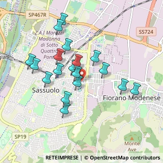 Mappa Via Braida, 41049 Sassuolo MO, Italia (0.87722)
