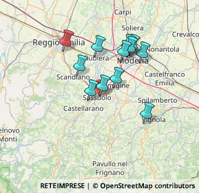 Mappa Via Santa Chiara, 41049 Sassuolo MO, Italia (11.695)