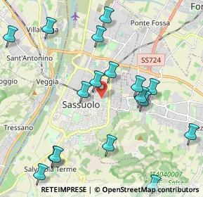 Mappa Via Santa Chiara, 41049 Sassuolo MO, Italia (2.728)