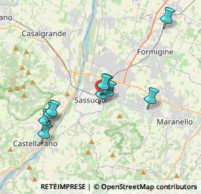Mappa Via Santa Chiara, 41049 Sassuolo MO, Italia (3.87818)