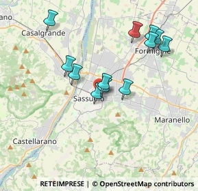 Mappa Via Santa Chiara, 41049 Sassuolo MO, Italia (3.51167)