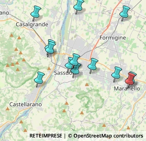 Mappa Via Santa Chiara, 41049 Sassuolo MO, Italia (3.95615)