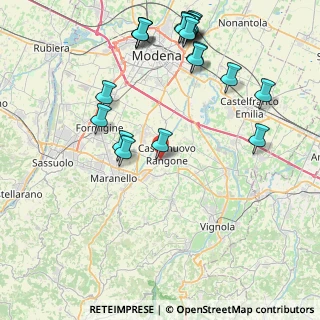 Mappa Via della Pace, 41010 Castelnuovo Rangone MO, Italia (10.2)