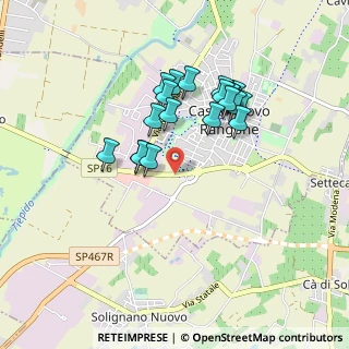 Mappa Via della Pace, 41010 Castelnuovo Rangone MO, Italia (0.7915)