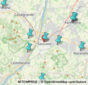 Mappa Viale San Giorgio, 41049 Sassuolo MO, Italia (5.36364)