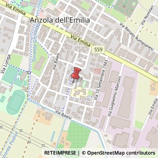 Mappa Via Giuseppe Gavina, 3, 40011 Anzola dell'Emilia, Bologna (Emilia Romagna)