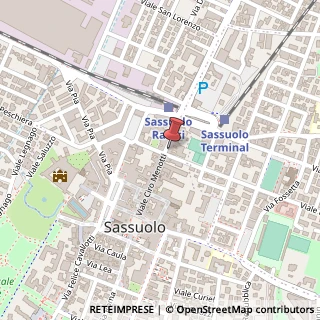 Mappa Via Ciro Menotti, 82, 41049 Sassuolo, Modena (Emilia Romagna)