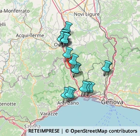 Mappa Via Valle Calda, 16013 Campo Ligure GE, Italia (11.107)