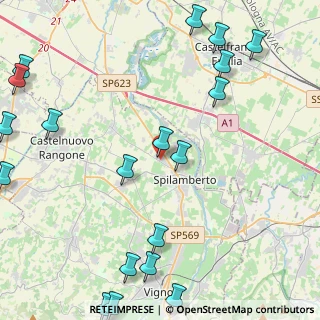 Mappa Via per, 41057 Spilamberto MO, Italia (6.39632)