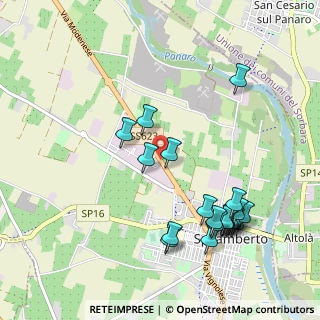 Mappa Via Modenese, 41057 Spilamberto MO, Italia (1.1365)