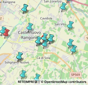 Mappa Via Pitagora, 41051 Castelnuovo Rangone MO, Italia (2.332)