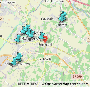 Mappa Via Pitagora, 41051 Castelnuovo Rangone MO, Italia (2.20583)